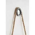 thumbnail image 2 of Hassch Round Wall Mirror - Circle Mirror 19.5 Inch Metal Framed Wall Mounted, Round Mirror with Hang Rope, Rustic Farmhouse Decorative for Bathroom, Living Room, Bedroom,Vanity,Entryway, Black, 2 of 6