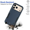 thumbnail image 5 of For iPhone 17 Pro 5G 2025 Case ,Sturdy Phone Case for Apple 17 Pro 6.3 inch ,Tiflook Shockproof Protection Heavy Duty Armor Hard Plastic & Rubber Rugged Bumper 2-in-1 Case Cover ( Blue ), 5 of 6