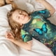 thumbnail image 5 of Fotbe Enchanted Forest Butterfly A Pijama Estampada de 2 Piezas para Niños – Ropa de Dormir de Manga Corta Cómoda para Niños y Niñas, Camiseta y Shorts de Algodón-3X-Large, 5 of 6