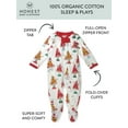 thumbnail image 3 of Honest Baby Clothing Gender Neutral Organic Cotton Holiday Sleep N Play, Sizes Newborn-9 Months, 3 of 8