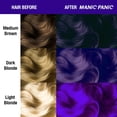 thumbnail image 3 of MANIC PANIC Ultra Violet Amplified Semi-Permanent Hair Dye - Cool Blue Toned Violet Color - Works on Dark & Light Shades - Vegan, PPD & Ammonia Free, 3 of 8