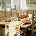 thumbnail image 2 of Fall Thanksgiving Pumpkin Sunflower Tablerunner,Autumn FarmhouseTable Runner,Suitable for Kitchen,Dining Room, Restaurant,Dresser Decoration Harvest Table Runners 72 Inch, 2 of 5