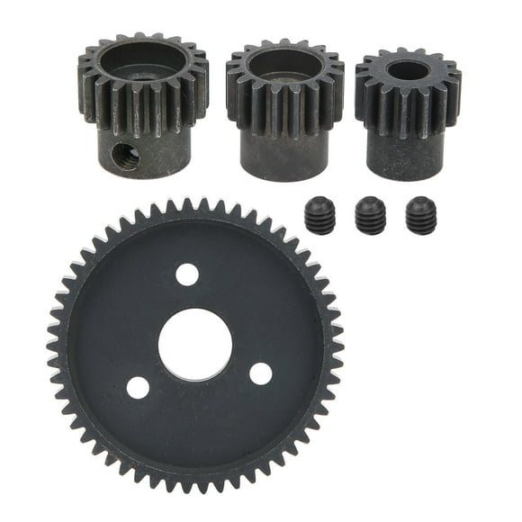 MAYUJIAA RC Car 54T Hard Steel Gear with 15T/17T/19T Gear for Traxxas Slash 1/10 Model Car HW313-7369
