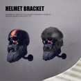 thumbnail image 2 of Skull Shape Hel Met Stand Resin Hats Motorcycle Hel Met Holder Rack For Home, 2 of 4