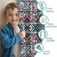thumbnail image 3 of Blackout Kids Curtains,Multicolor Geometric Pattern Childrens Insulated Curtains Set Of 2,Bedroom Essentials,Toddler Room Decor 42x54in(106x137cm), 3 of 5