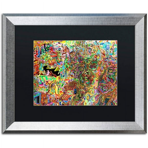 Trademark Fine Art "Scenes Of Vancouver" Canvas Art by Josh Byer, Black Matte, Silver Frame