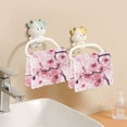 thumbnail image 6 of 6 Pieces of Kitchen Towels 11x11Inch Kitchen Dish Cloths Kitchen Dish Towels Reuseable Cleaning Cloths Cartoon Pink Flowers, 6 of 9