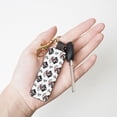 thumbnail image 4 of Wukai Pirate Puppy Print Leather Car Keychain, Universal Key Fob Keychain, Leather Key Chain Holder for Men and Women,360 Degree Rotatable, 4 of 5