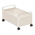 thumbnail image 1 of Carrito con ruedas, organizador de almacenamiento debajo del escritorio, carrito de almacenamiento para el hogar Blanco S, 1 of 9