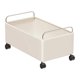 thumbnail image 1 of Carro Móvil Organizador con Ruedas para Almacenamiento Estantería Compacta para Libros Y Papelería Cesta de Juguetes en Acero Y Madera Adecuado para D Blanco L, 1 of 8