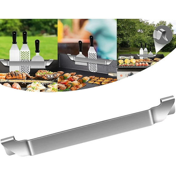 Stainless Steel Griddle Spatula Holder, Bbq Tool Hold Rack For Blackstone Camp Top Chef Flat Griddle