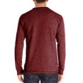 thumbnail image 5 of Lumtrix Mens Casual Short Sleeve Henley Shirts Fashion Button T Shirts with Pocket Long Sleeve Basic Plain Cotton Tee Shirts Wine L, 5 of 5
