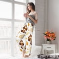 thumbnail image 5 of Salouo Sloth Yoga Print Women's Pajama Pants Casual Loose Sweatpants PJs Flowy Pants Drawstring Palazzo for Women Wide Leg Pants Lounge Pajama -X-Large, 5 of 8