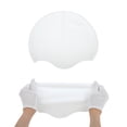 thumbnail image 5 of Unique Bargains 1 Pc Silicone Waterproof Geometric Pattern Swim Cap White, 5 of 5