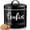 Black, variant on Farmhouse Cookie Jar for Kitchen Counter, 1 Gallon Vintage Cookie Jar with Airtight Lid, Large Food Storage Container for Candy, Cookies, Dessert, Black Kitchen Decor and Accessories