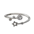 thumbnail image 1 of FORYULIK Star Ring Female Fashion Double Layer Five Pointed Star Ring Opening Adjustable, 1 of 4