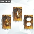 thumbnail image 2 of Golden Pumpkin Light Switch Cover Switch Plate Outlet Cover Plug Cover for Electrical Outlet, 2 of 6