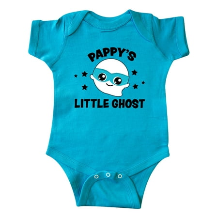 

Inktastic Cute Pappy s Little Ghost with Stars Gift Baby Boy or Baby Girl Bodysuit