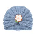 thumbnail image 2 of Baby Ear Protection Autumn Winter Baby Boys Girls Flowers Knitted Windproof Warmth Ear Protection Children Hat, 2 of 8