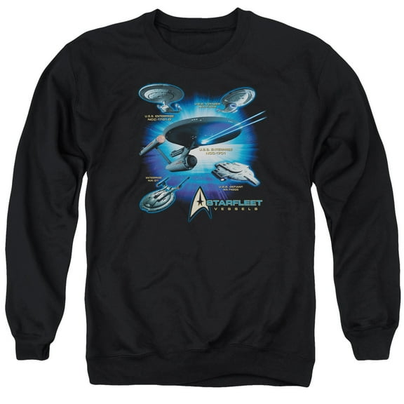 Star Trek - Starfleet Vessels - Crewneck Sweatshirt - XXX-Large