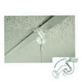 thumbnail image 2 of Clear Plastic Drop Ceiling Hooks with Hinge - One Piece Grid Ceiling Hangers - 30 Pieces, 2 of 2