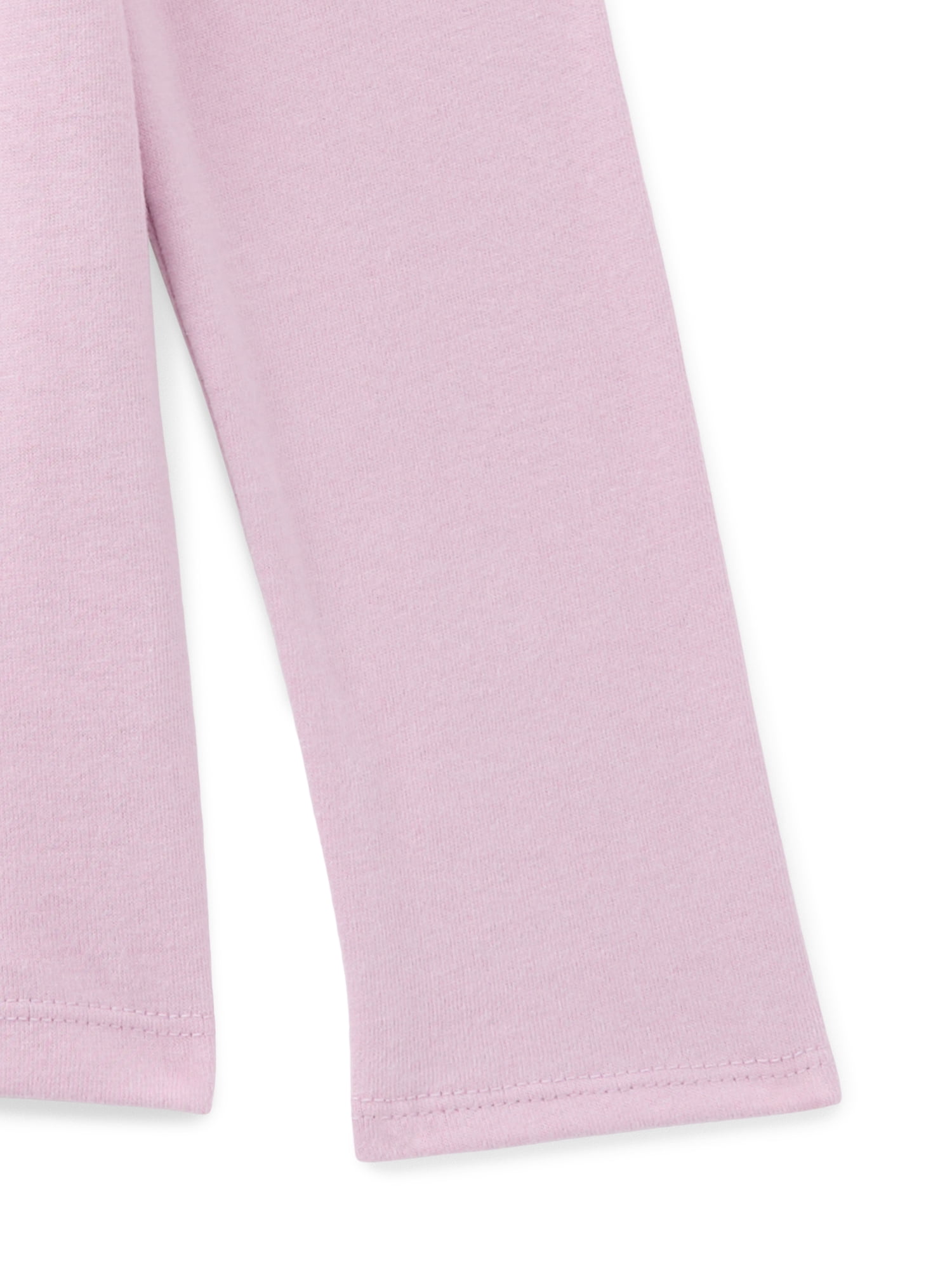 Wonder Nation Girls Gathered Shoulder Tee with Long Sleeves, Sizes 4-10
