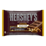 Hershey's Milk Chocolate with Almonds Snack Size Candy, Bag 10.35 oz