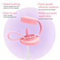 thumbnail image 4 of Silicone Soda Can Lids with Straw, Spill-Proof Airtight Seal Can Cover with Dust-proof Cap, Reusable BPA-Free Can Covers for Soda, Beer & Energy Drinks, Suitable for Standard Beverage Cans, 2.4 inch, 4 of 4