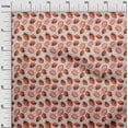 thumbnail image 3 of oneOone Polyester Spandex Orange Fabric Fruits Craft Projects Decor Fabric Printed By The Yard 56 Inch Wide, 3 of 5