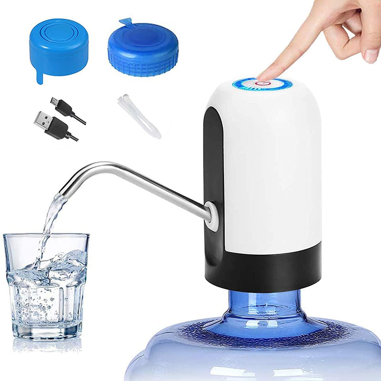 Automatic Electric Water Dispenser Pump Bottle 5 Gallon Drinking Water Jug USB