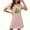 Pink, variant on Aobny Moomoo Nightgowns for Women Christmas Santa Short Sleepwear Blue Family Matching Christmas Pajamas Sets,XXL