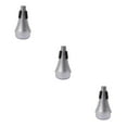 thumbnail image 4 of maskred Sax Handy Installation Instrument Accessories Practicing Prop Trumpet Mute for Beginners Multicolored Sound Dampener Silver 3Set, 4 of 6