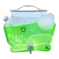 thumbnail image 1 of BINGLI Pichet d'Eau Réutilisable Pliable de 2,1 Gallons avec Pince Amovible pour Rangement - Sac d'Eau Portable et Contenant pour Camping en Plein Air, Randonnée et Préparation d'Urgence, 1 of 9