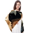 thumbnail image 4 of Squirrel Chiffon Yarn Silk Hair Scarf for Women - Breathable Translucent Lightweight Wrap Shawl - 180x73cm Size Accessory, 4 of 6