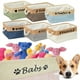 thumbnail image 2 of Personalized Dog Toy Basket Cat Storage Foldable Box Custom Name Pet Bins Canvas Collapsible For Clothes Pet Accessories ShopWise Round, 2 of 13