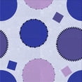 thumbnail image 1 of Ahgly Company Machine Washable Indoor Square Transitional Royal Blue Area Rugs, 7' Square, 1 of 7