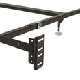 thumbnail image 3 of OSP Home Furnishings Bed Rails in Dark Brown Finish for Queen Size Bed, 3 of 3