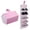 Pink, variant on 5 Slot Multiple Travel Sunglasses Storage Bag-PU Leather Foldable Glasses for Case Storage Box for Men and Women