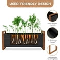 thumbnail image 5 of Grand Patio Metal Planter Boxes, 39 x 15 x 36 Inches, 2 Count, 5 of 10