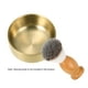 thumbnail image 5 of Cuenco de afeitar de metal para hombre Cuchillo de barbero Cuchara de jabón de latón Cuchillo p Carevas Cuenco de afeitar, 5 of 6