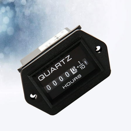 FOLOYORI Digital Tachometer Gauge Mechanical Engine Hour Meter 1Pcs For Motorcycles And Atvs 6x4.5x3.2Cm