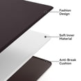 thumbnail image 6 of Buganda Kitchen Rugs and Mats, Sets of 2 Non Slip Waterproof kitchen Rugs, Anti Fatigue Kitchen Mats for Floor, 17.3"x48"+17.3"x29", Chocolate, 6 of 9