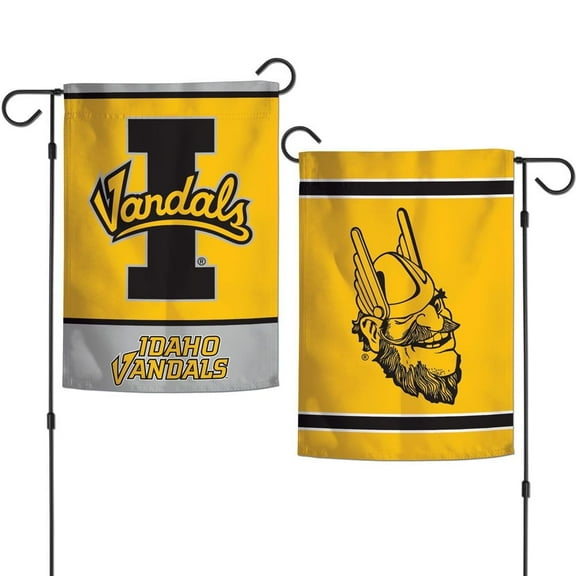 Idaho Vandals 12.5” x 18" Double Sided Yard and Garden College Banner Flag Is Printed in the USA (Version 2)
