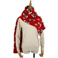 thumbnail image 2 of Women's Scarves Winter Scarf For Women Classic Tassel Plaid Scarf Warm Soft Chunky Large Blanket Wrap Shawl Scarves 1 Pack, Women's Accessories Scarf, 2 of 4