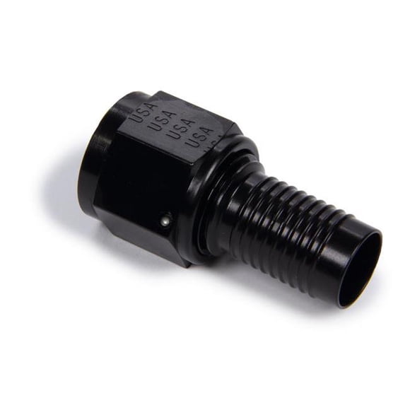 XRP 220010 No.10 HS-79 Straight Hose End, Black Anodize