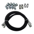 thumbnail image 1 of Reemplazo de Líneas de enfriador de transmisión 6 accesorios DYNWAVEMX Aleación de aluminio Práctico Negro Durable Automático Universal 4L60E, 1 of 6