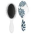 thumbnail image 2 of Sketch Style Floral Hair Brush, Minimalist Artistic Detangler Hairbrush with Aesthetic Tribal Style, Suitable for Women Men Girls Kids, Wet & Dry Use, 2 of 8