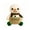 C, variant on Pnmtdaia Handmade Crochet Santa Emotional Support Plush Figurine Cute Knitted Holiday Desktop Ornament with Inspiring Quote Sign for Christmas Home Office Decor