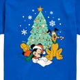 thumbnail image 3 of Disney - Mickey And Pluto Xmas Tree - Toddler & Youth Short Sleeve Graphic T-Shirt, 3 of 5