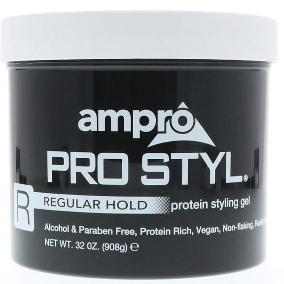 AmPro Protein Styling Gel [ REGULAR ] 32 oz. * BEAUTY TALK LA *
